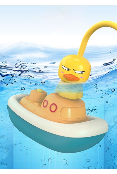 Goodtool Çocuklar İçin Ördek Figürlü Su Püskürtme Oyuncağı - Sarı (Yurt Dışından)