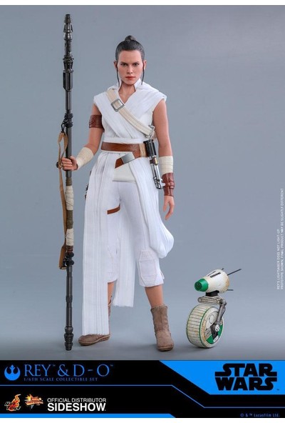 Hot Toys Rey And D-O Sixth Scale Figure Set 905520 - Star Wars: The Rise Of Skywalker - Movie Masterpiece Series