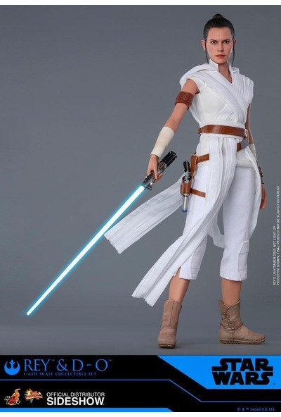 Hot Toys Rey And D-O Sixth Scale Figure Set 905520 - Star Wars: The Rise Of Skywalker - Movie Masterpiece Series