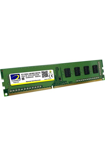 TwinMOS DDR3 4GB 1600MHz 1.5V Desktop Ram (MDD34GB1600D)