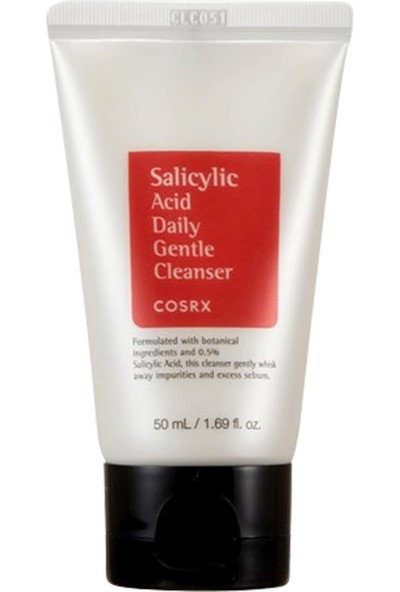 Cosrx Salicylic Acid Daily Gentle Cleanser 50ML - Yağlı Akneye Yatkın Ciltler Için Salisilik Asitli Temizleyici 50ML