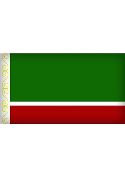 Masaüstü Çeçenistan Bayrağı Masa Bayrağı 15 x 23 cm