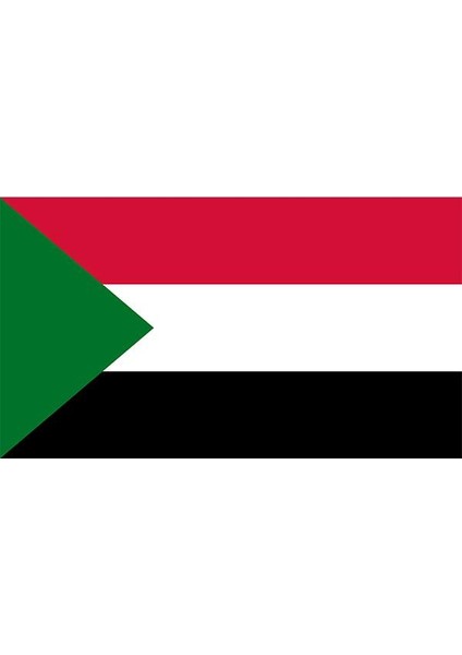 Masaüstü Sudan Bayrağı Masa Bayrağı 15 x 23 cm