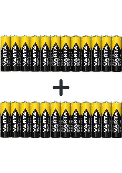 Super Heavy Duty AA Pil 24 Adet