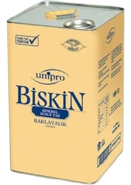 Biskin Baklavalık Yağ 18 Lt