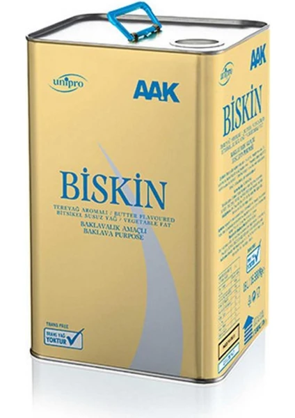 Biskin Tereyağ Aromalı Baklavalık Yağ 18 Lt