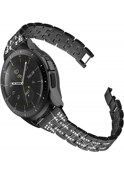 puluz Samsung Akıllı Saat Için 22Mm Kayış Kordonlu Saat Siyah modelleri