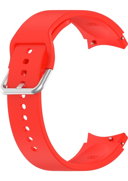 puluz Samung Galaxy Watch4 40Mm / 44Mm Için Silikon Kordonlu Saat Kırmızı