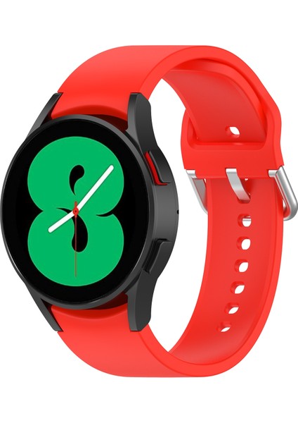 puluz Samung Galaxy Watch4 40Mm / 44Mm Için Silikon Kordonlu Saat Kırmızı fırsatları
