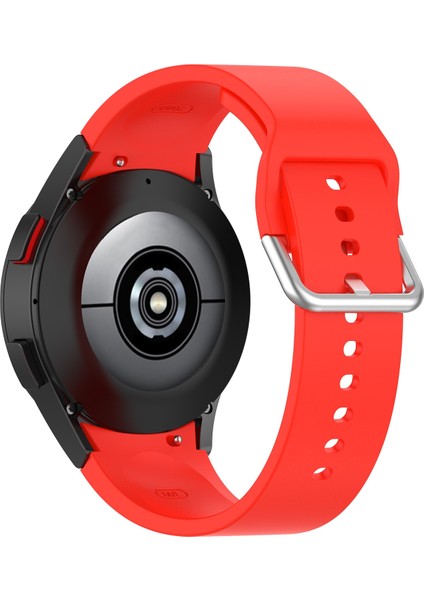 puluz Samung Galaxy Watch4 40Mm / 44Mm Için Silikon Kordonlu Saat Kırmızı indirimleri