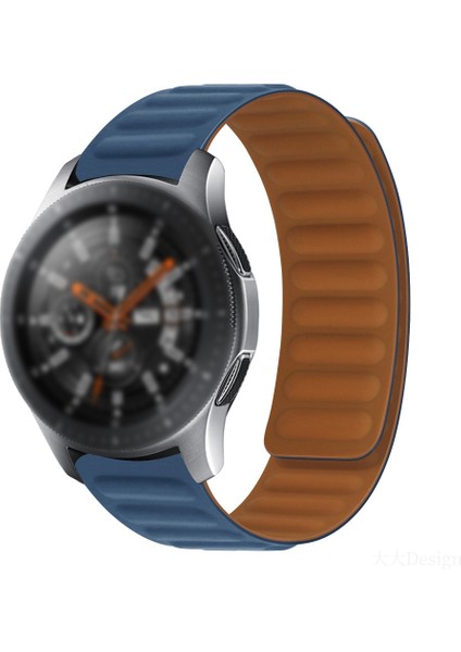 puluz Samsung Galaxy Gear 2 Neo R381 Için Silikon Manyetik Kayış Koyu Mavi fiyatları
