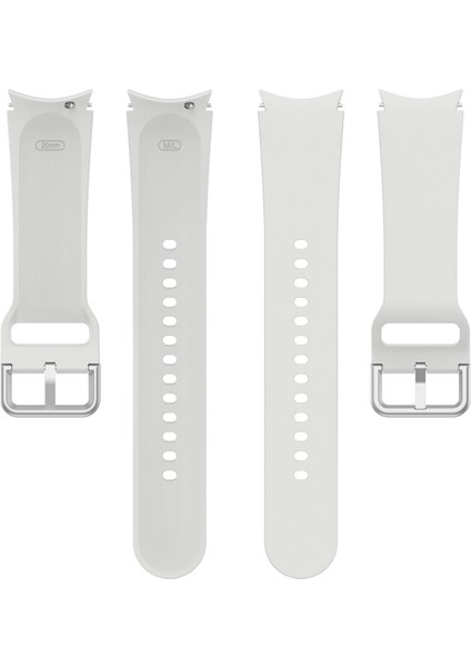 puluz Samung Galaxy Watch4 40Mm / 44Mm Için Silikon Kordonlu Saat Gümüş Grisi fiyatları