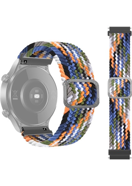 puluz Samsung Galaxy Gear S3 Için Naylon Örgülü Kordonlu Saat Renkli Kot