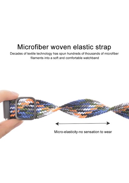 puluz Samsung Galaxy Gear S3 Için Naylon Örgülü Kordonlu Saat Renkli Kot fırsatları