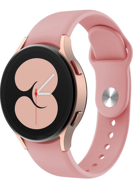 puluz Samsung Galaxy Watch4 4044Mm Silikon Kordonlu Saat Için Pembe Gül modelleri