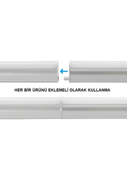 8W Ledli Bant Armatür CT-2467 Beyaz Işık fiyatları