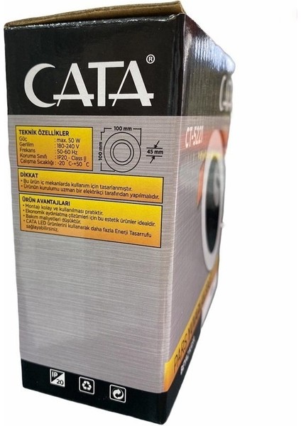 Pars Boş Kasa Beyaz Spot CT-5221 fırsatları