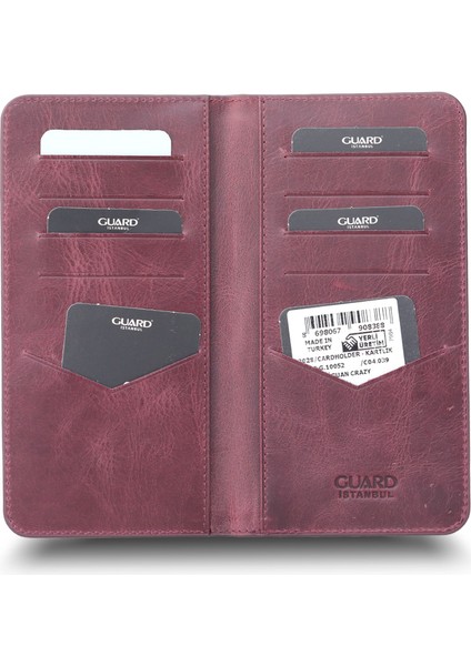 Antik Bordo Telefon Girişli El Portföyü fiyatları