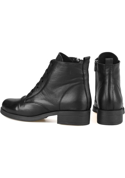 Günlük Kadın Bot Siyah Naturel Deri fırsatları