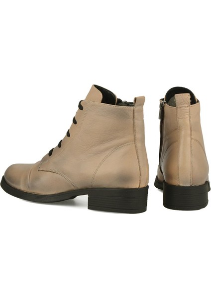 Günlük Kadın Bot Bej Naturel Deri fırsatları
