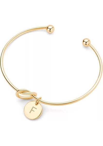 10'lu F Zincir Charm Bileklik (Yurt Dışından)