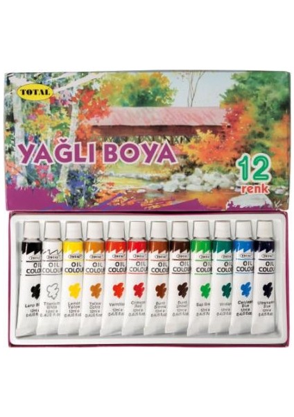Yağlı Boya Tüplü Paket - 12 ml 12’li