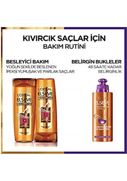 Loreal Paris L'oréal Paris Elseve Mucizevi Amla Yağı Bukle Belirginleştirici Saç Bakım Kremi 1 Paket (1
