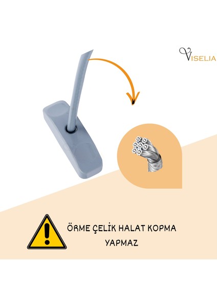 Gri Pencere Kilidi 4 Adet Halatlı Çocuk Güvenlik Emniyet Hırsız Pimapen Pvc Kapı Bebek Kilidi