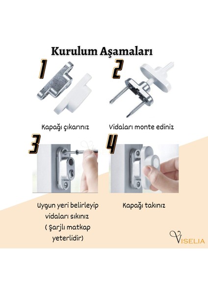 Siyah Pencere Kilidi 10 Adet Halatlı Çocuk Güvenlik Emniyet Hırsız Pimapen Pvc Kapı Bebek Kilidi