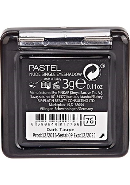 Nude Single Eyeshadow 76 Göz Farı fiyatları