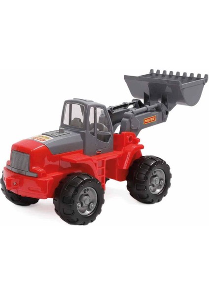 Power Trucks Yükleyici Traktör (Kepçe) - Kırmızı