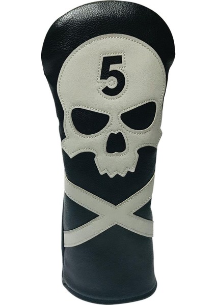 Pu Deri Golf Kafa Kapak Fairway Hibrid Sürücü Kulübü Headcover Guard Sleeve No.5 (Yurt Dışından)