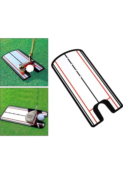Golf Koyarak Eyeline Hizalama Ayna Eğitim Yardım Pro Salıncak Uygulama Aracı (Yurt Dışından) indirimleri