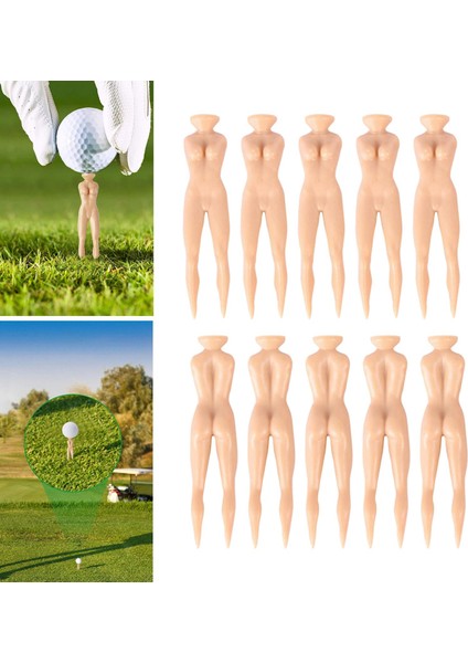 10X Golf Plastik Adım Tees 3 Inç Kadın Golf Tees Eğitim Ekipmanı (Yurt Dışından) modelleri