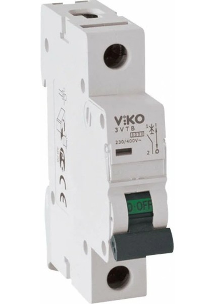 3VTB-1B50 Monofaze 1X50A B Tipi Otomatik Sigorta 3ka