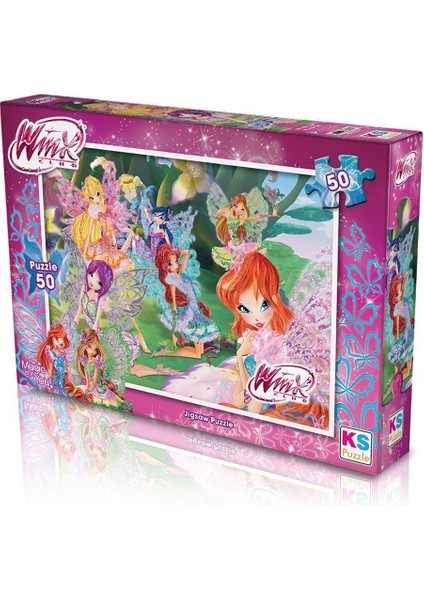 WINX709 Ks Winx / 50 Parça Puzzle