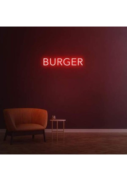 Burger Neon LED