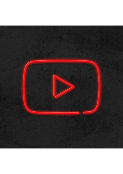 You Tube Logo Neon LED