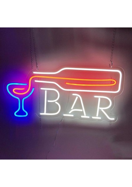 Bar Şaraf Şi̇şesi̇ Neon LED fiyatları