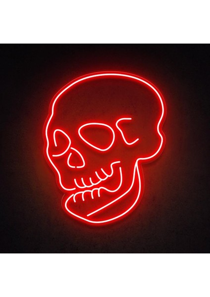 Skull Kuru Kafa Neon LED