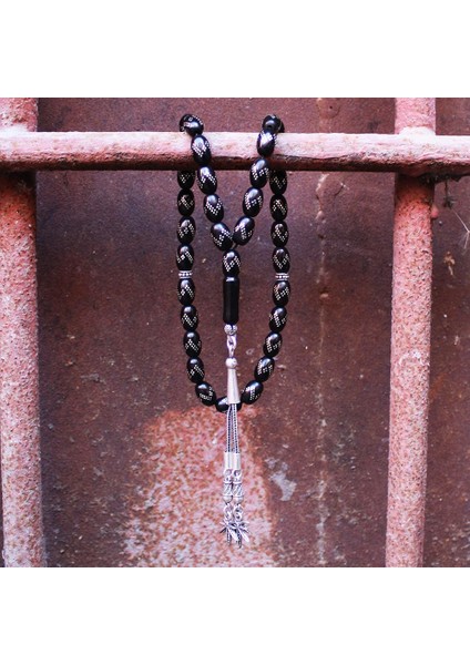 Gümüş Zikzak Işleme Gürcistan Oltusu Tesbih fırsatları