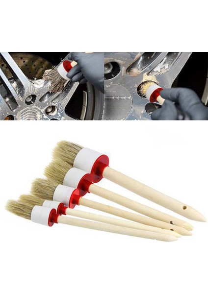 5 Adet Çok Amaçlı Temizleme Fırça Seti - Bej (Yurt Dışından) indirimleri