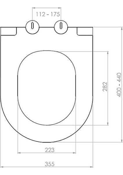 Pure Slim Klozet Kapağı Mat Gri A0333-006