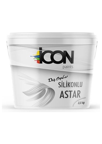 Silikonlu Astar 3,5 Kg. Dış Cephe Astar Boya