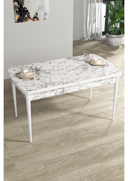 Concept Are Serisi, 80X132 Açılabilir Mdf Masa, Mutfak Masası