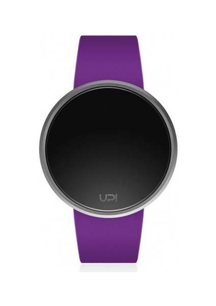 UPWATCH ROUND SILVER&PURPLE