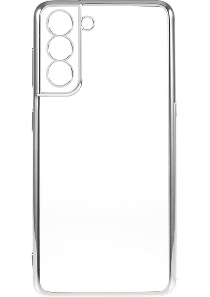 Galaxy S21 5g Için Şeffaf Galvanik Pc Telefon Kılıfı - Gümüş (Yurt Dışından) fiyatları