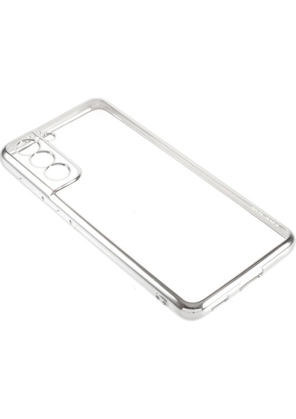 Galaxy S21 5g Için Şeffaf Galvanik Pc Telefon Kılıfı - Gümüş (Yurt Dışından) fırsatları