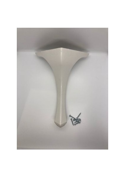 Lükens 28X16X16 cm Beyaz Plastik Puf-Sehpa Ayağı 4 Adet fiyatları