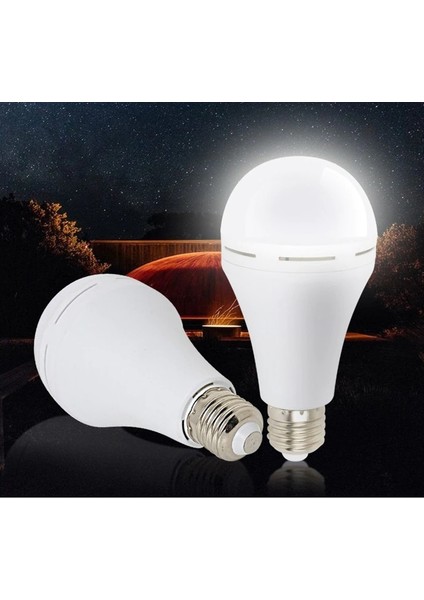 E27 9w şarjlı led beyaz ampul modelleri